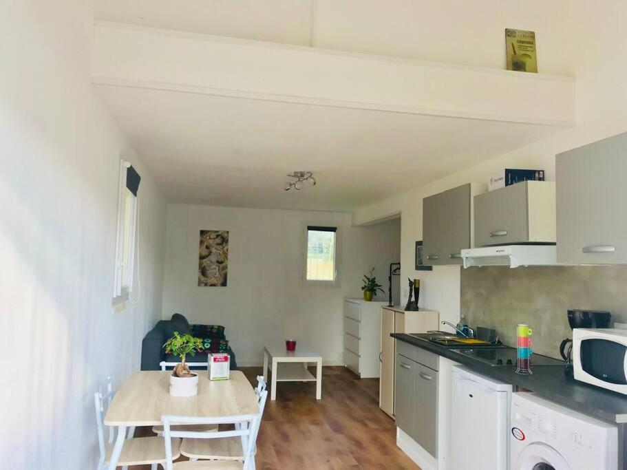 Loue Studio Dans Une Villa Avec Piscine Terrasse Saint-Theodorit Bagian luar foto